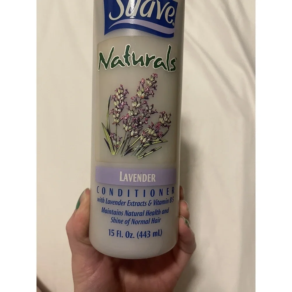 NEW Vintage Suave Naturals Lavender Hair Conditioner 15‎ oz 443 Ml